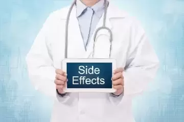 Doctor holding a tablet pc with Side Effects sign on the display